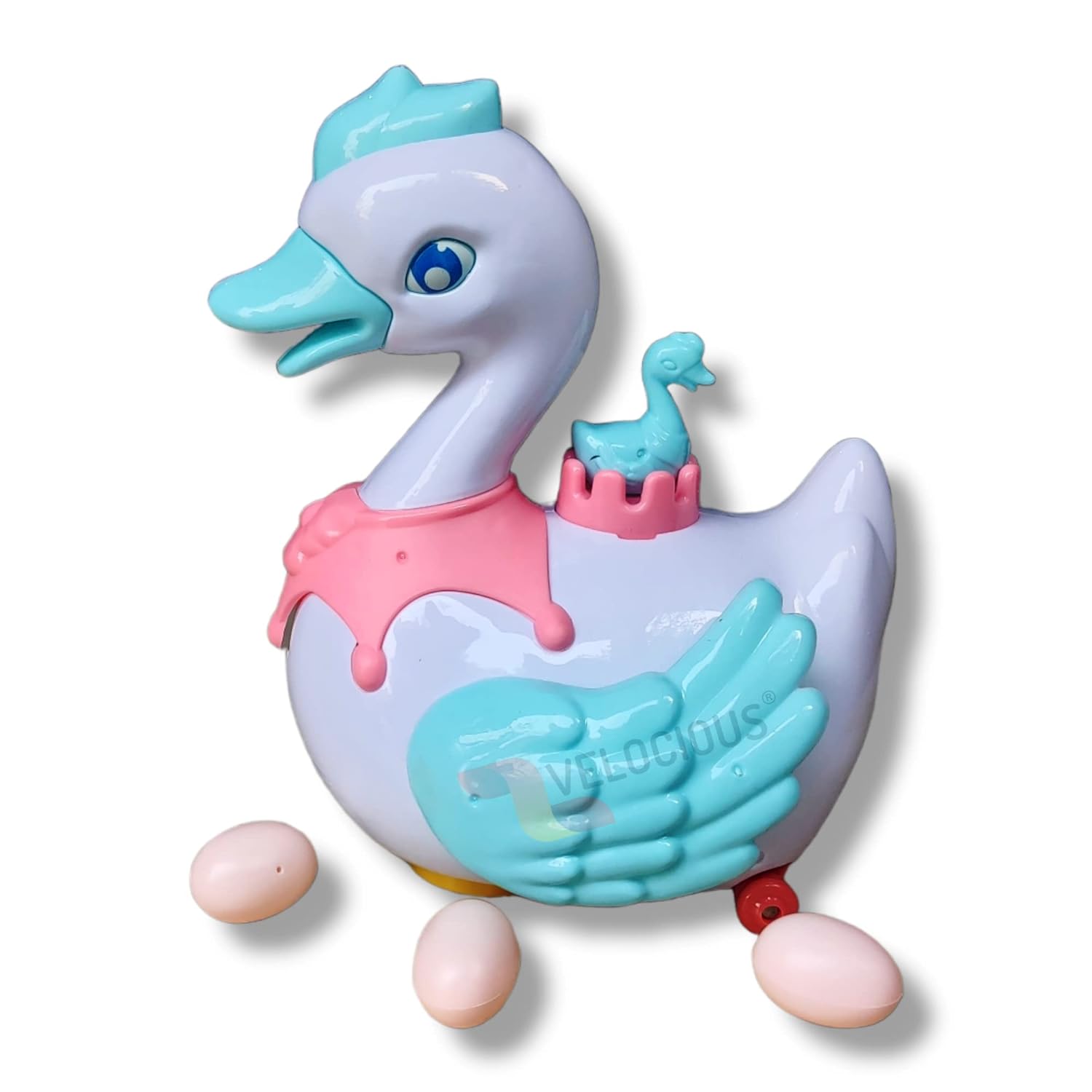 Swan Laying Egg